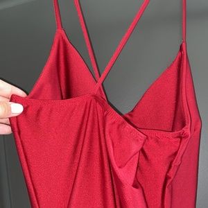 Red MIDI Dress